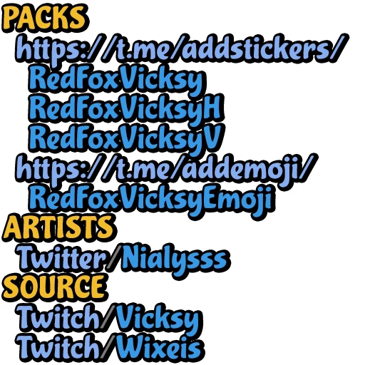 ℹ️ Стикер «Red Fox» для Telegram