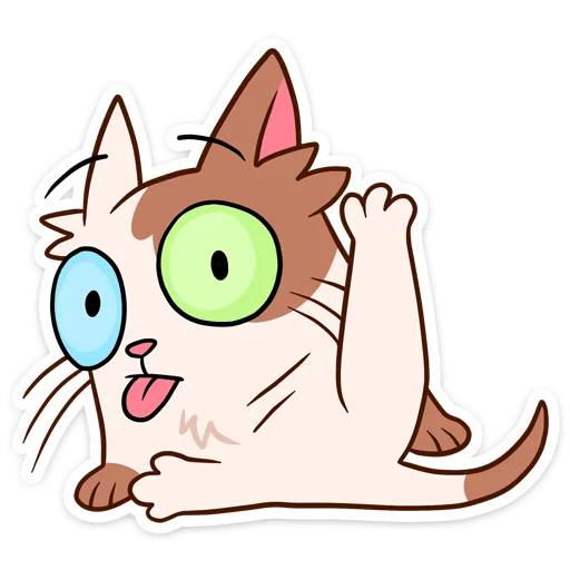 😼 Стикер «Пятнистый Редж» для Telegram