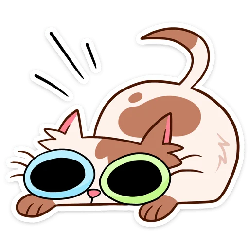 😼 Стикер «Пятнистый Редж» для Telegram
