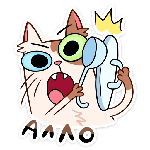 🤙 Стикер «Пятнистый Редж» для Telegram