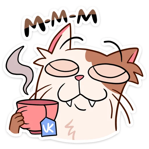 ☕️ Стикер «Пятнистый Редж» для Telegram