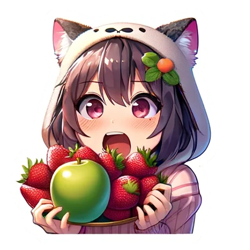 🍓 Стикер «red green taste» для Telegram