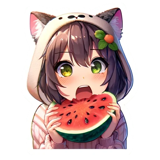🍉 Стикер «red green taste» для Telegram