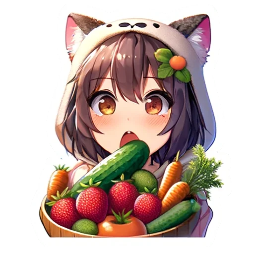 🍓 Стикер «red green taste» для Telegram