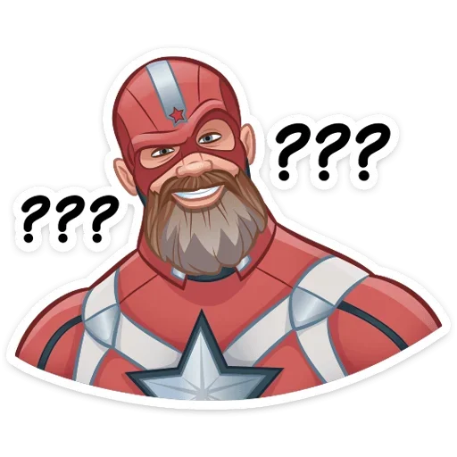 ❓ Стикер «Красный Страж» для Telegram
