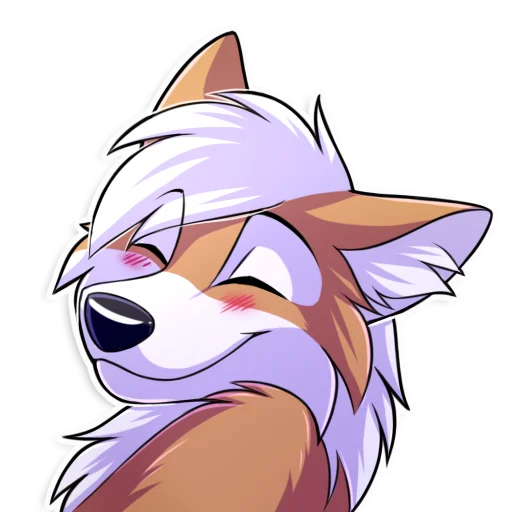 😳 Стикер «Redline the fox» для Telegram