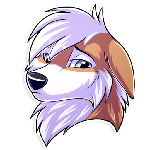 😔 Стикер «Redline the fox» для Telegram