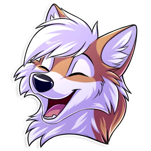😄 Стикер «Redline the fox» для Telegram