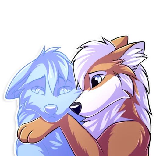 😕 Стикер «Redline the fox» для Telegram