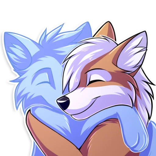 👐 Стикер «Redline the fox» для Telegram