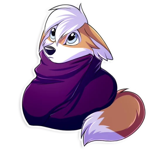 🙃 Стикер «Redline the fox» для Telegram