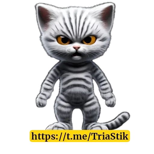 🐱 Стикер «Red mini hasky» для Telegram