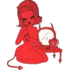 Стикер 2 Red Mood