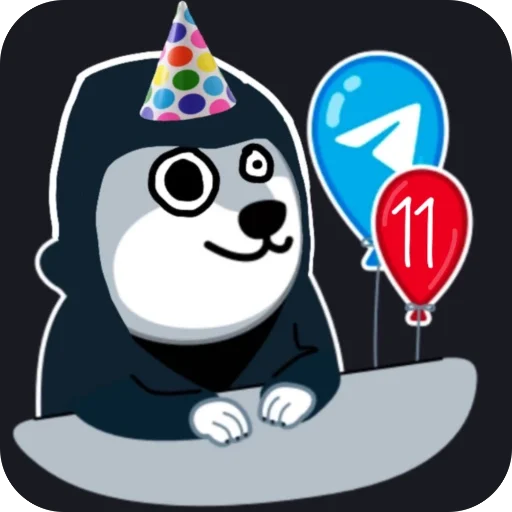 🫥 Стикер «Resistance Dog Army» для Telegram