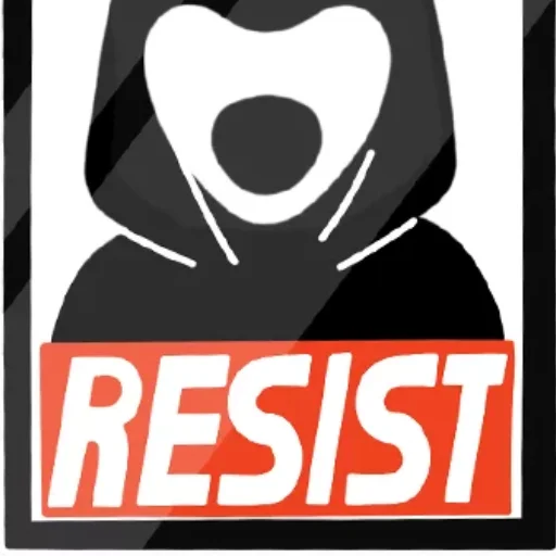 🤝 Стикер «Resistance Dog Army» для Telegram