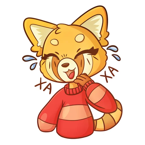 😂 Стикер «Red Panda Toffee» для Telegram