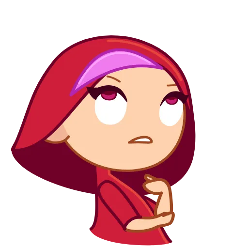 🙄 Стикер «Red Riding Hood» для Telegram