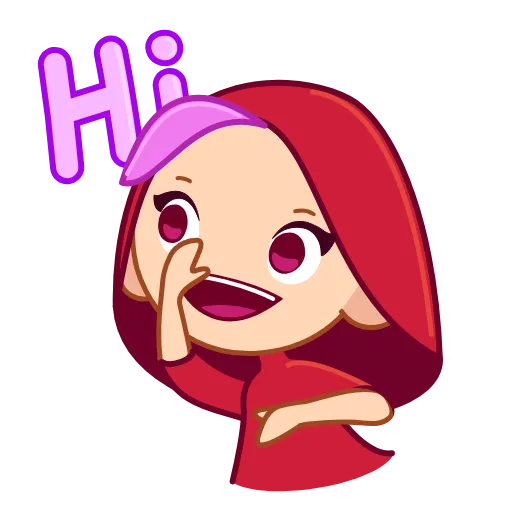 👋 Стикер «Red Riding Hood» для Telegram