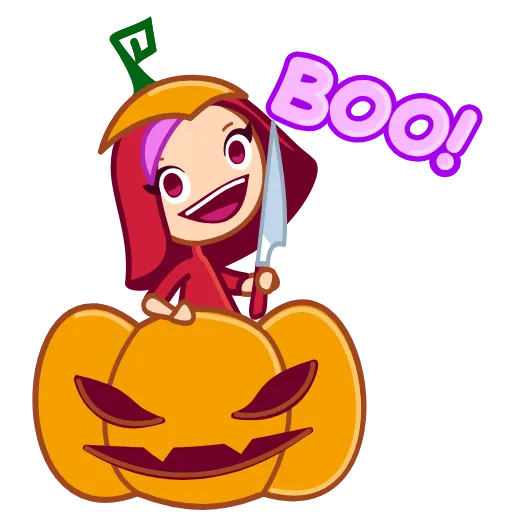 🎃 Стикер «Red Riding Hood» для Telegram
