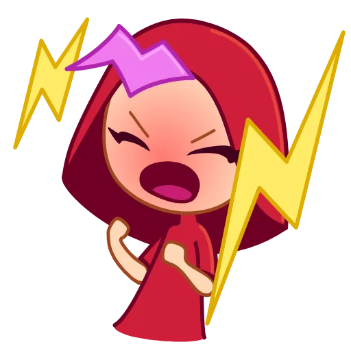 😖 Стикер «Red Riding Hood» для Telegram