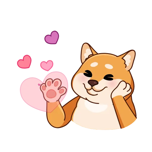 👍 Стикер «Shiba Inu» для Telegram