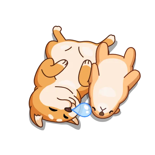 😴 Стикер «Shiba Inu» для Telegram