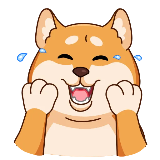 Стикерпак Shiba Inu для Telegram