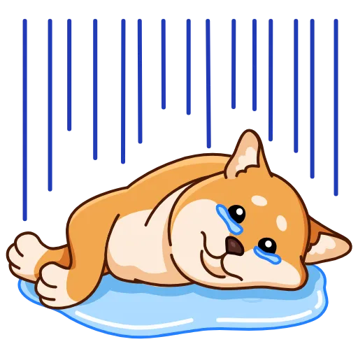 😢 Стикер «Shiba Inu» для Telegram