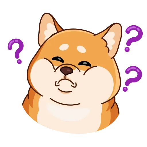 🤨 Стикер «Shiba Inu» для Telegram