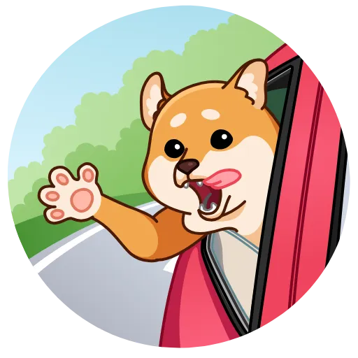 👋 Стикер «Shiba Inu» для Telegram