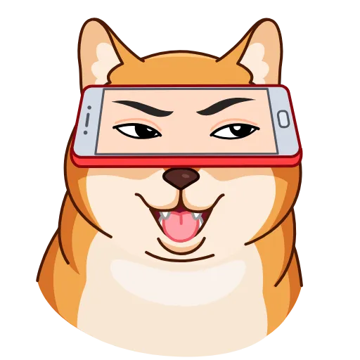 😃 Стикер «Shiba Inu» для Telegram