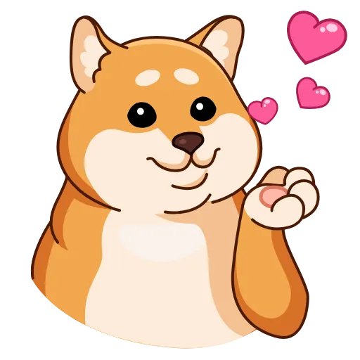 😘 Стикер «Shiba Inu» для Telegram