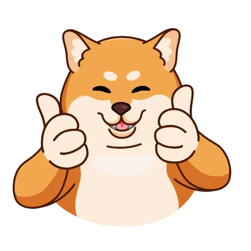 👍 Стикер «Shiba Inu» для Telegram