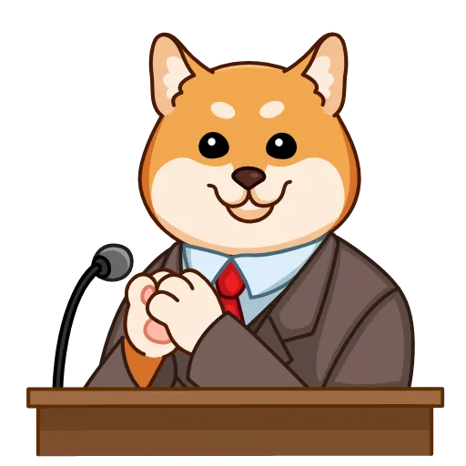 👏 Стикер «Shiba Inu» для Telegram