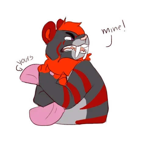 🤩 Стикер «Red Stickers» для Telegram