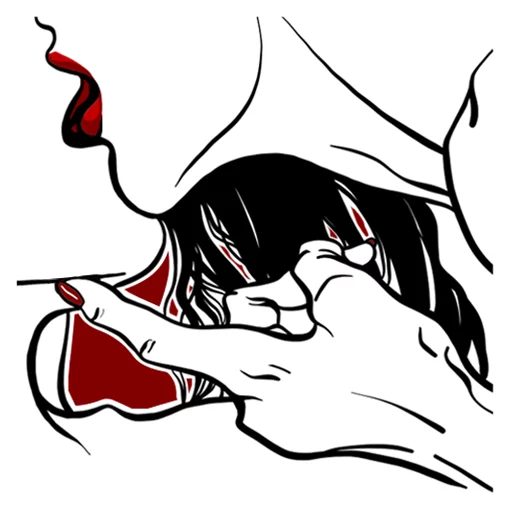 😚 Стикер «Red Thread» для Telegram