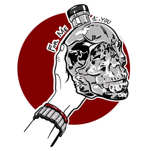 💀 Стикер «Red Thread» для Telegram