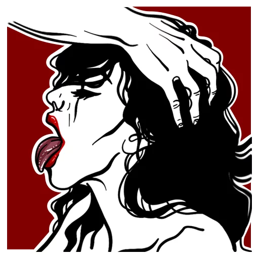 😝 Стикер «Red Thread» для Telegram