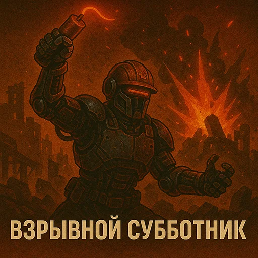 💣 Стикер «Красный Апгрейд» для Telegram