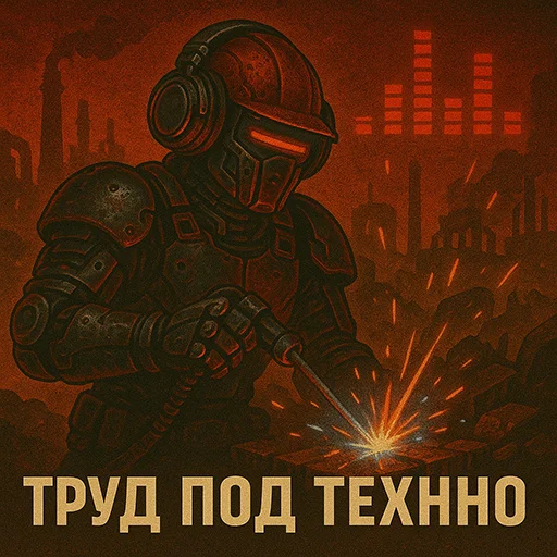🎧 Стикер «Красный Апгрейд» для Telegram