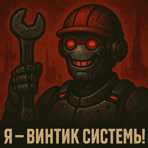 ⚙️ Стикер «Красный Апгрейд» для Telegram