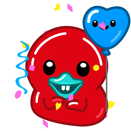 😎 Стикер «Red Duck» для Telegram