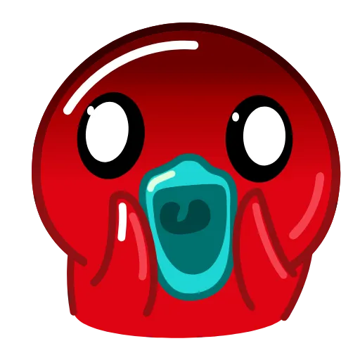 😱 Стикер «Red Duck» для Telegram