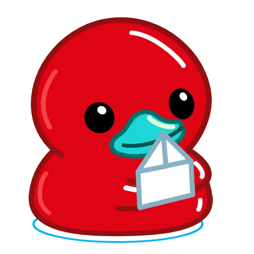 Стикерпак Red Duck для Telegram