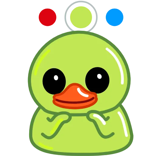 👉 Стикер «Red Duck» для Telegram