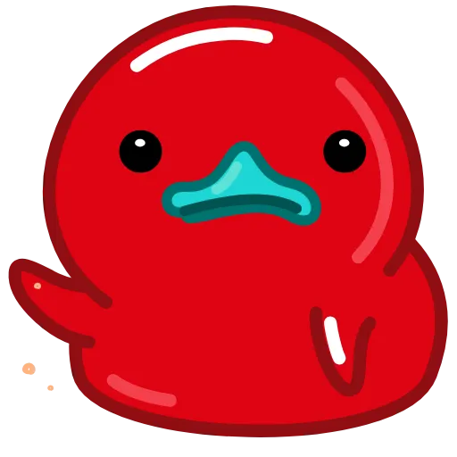 🤨 Стикер «Red Duck» для Telegram