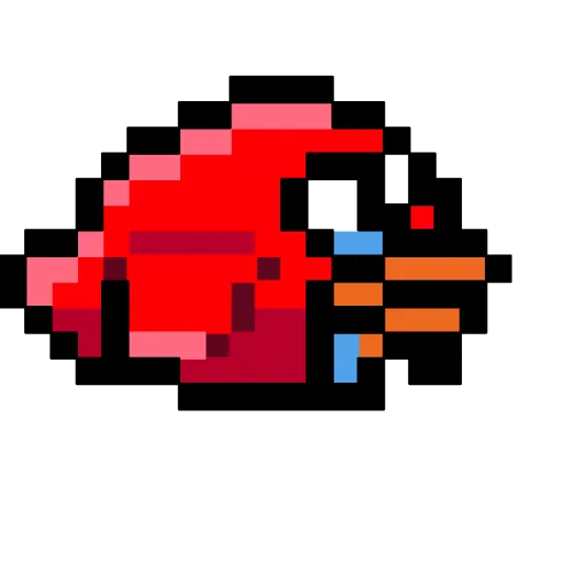 🐤 Эмодзи «red wings» для Telegram