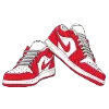 👟 Эмодзи «red with love ani» для Telegram