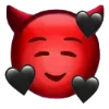 🥰 Эмодзи «red with love ani» для Telegram
