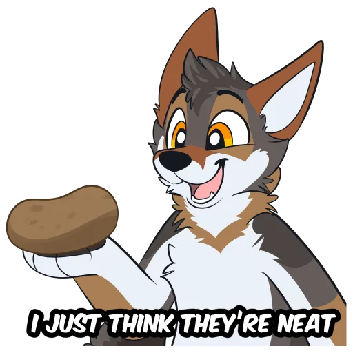 ☺️ Стикер «Red Wolf» для Telegram